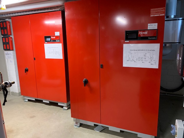 Grundwasserwärmepumpe der Firma Hoval in 8487 Rämismühle Zell ZH